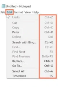 Short Keys on PC